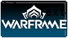 The logo of the video game Warframe.